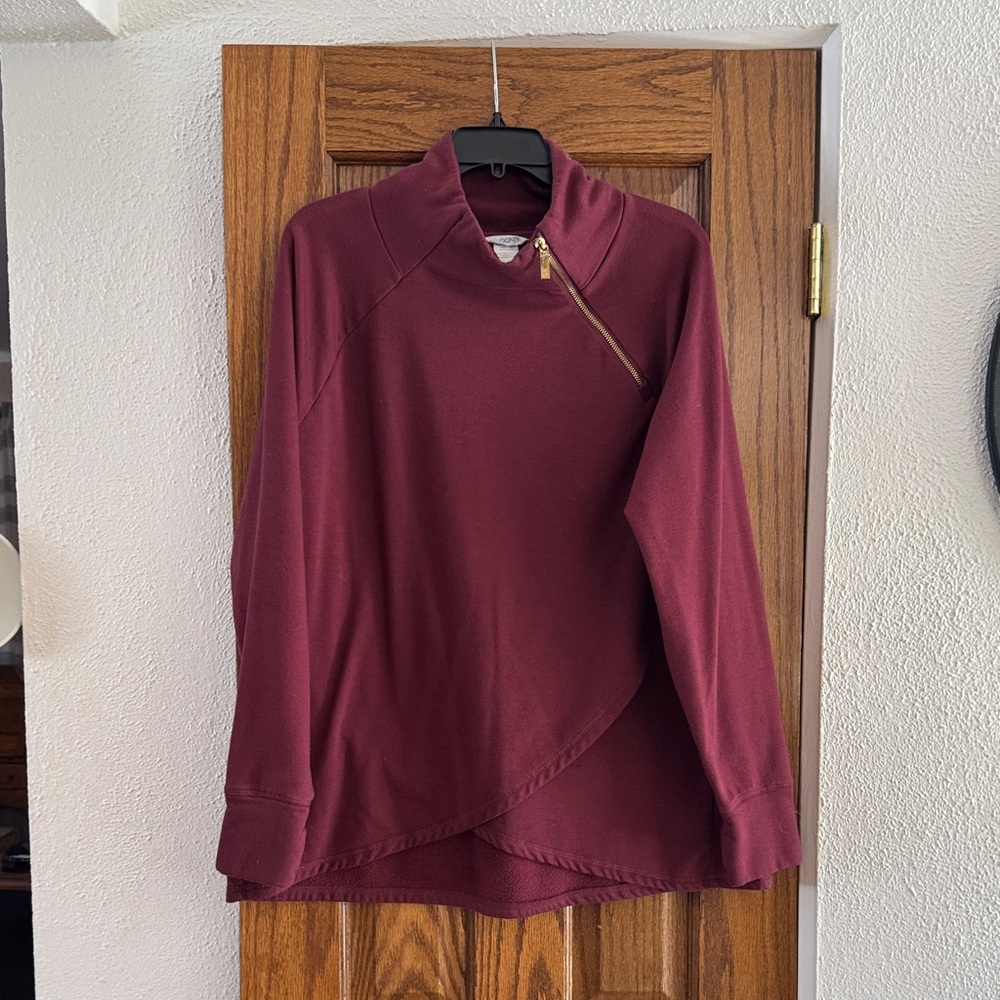 Jockey Women's Burgundy Sweater